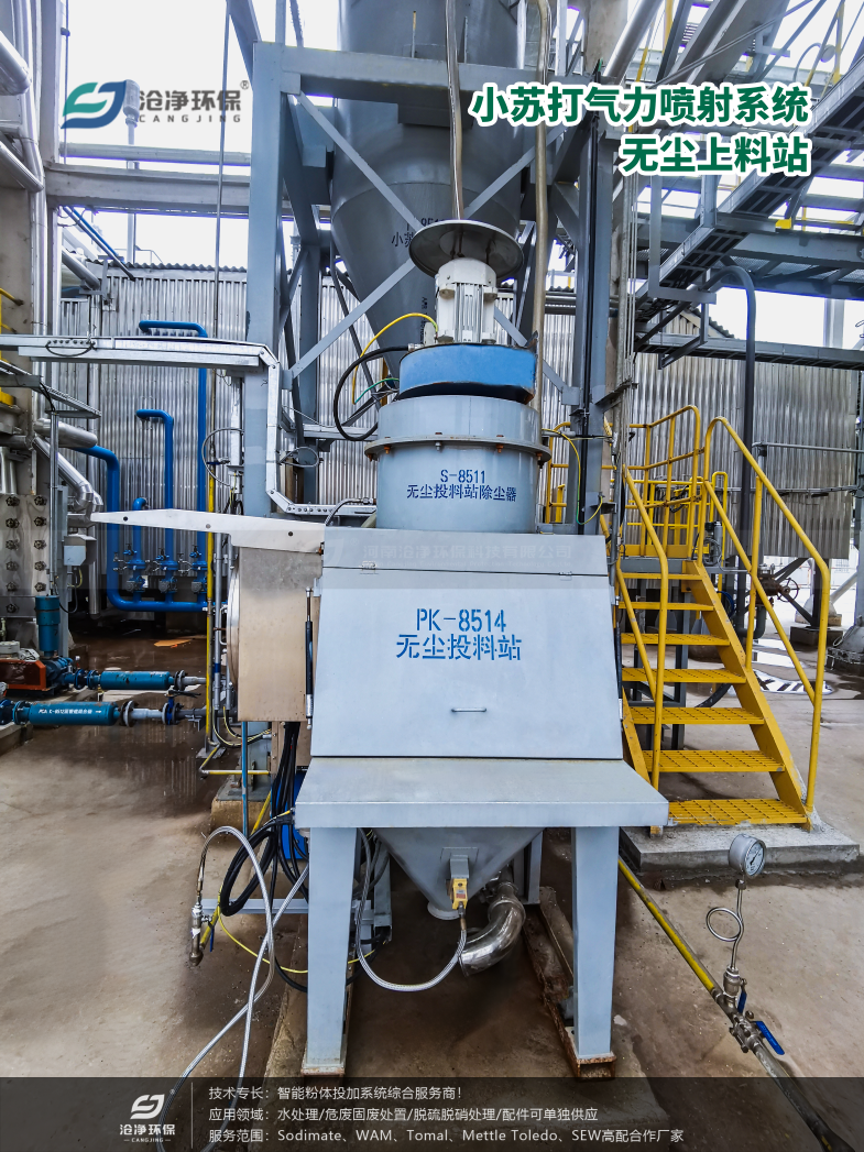 小蘇打氣力噴射系統-無(wú)塵上料站